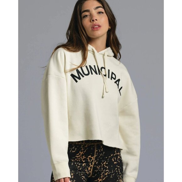 MUNICIPAL Origin Hoodie in Natural / Black - Picture 2 of 5